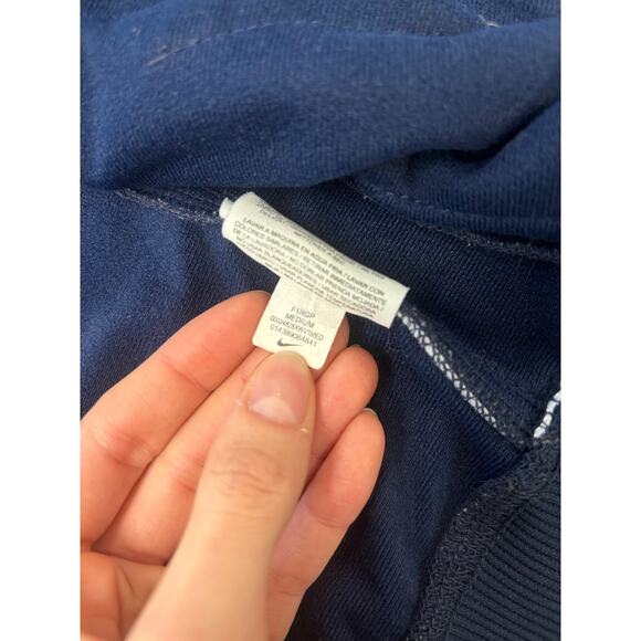 Nike West Virginia Mountaineers Navy Blue Mens‎ M Collared Zip Up Team Jacket - Picture 7 of 10